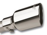 Borla Universal Polished Tip Single Round Rolled Angle-Cut w/Clamp (inlet 2 1/2in. Outlet 4 x 4in) * thumbnail 7