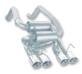 Borla 05-08 Corvette Convertible/Coupe 6.0L/6.2L 8cyl SS S-Type Exhaust (REAR SECTION ONLY) thumbnail 1