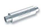 Borla XR-1 Racing Sportsman 3 inch Outlet / 3 inch Inlet Round Muffler thumbnail 1