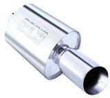 Borla Boomer Muffler Thumper Oval 2-1/4in In 4in Side Round Out thumbnail 1
