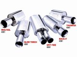 Borla Boomer Muffler Thumper Oval 2-1/4in In 4in Side Round Out thumbnail 4