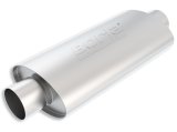 Borla XR-1 Racing Sportsman 3.5in. Outlet / 3.5in Inlet Oval Muffler - 5in Diameter x 15in Length thumbnail 2