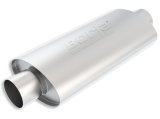 Borla XR-1 Racing Sportsman 3.5in. Outlet / 3.5in Inlet Oval Muffler - 5in Diameter x 15in Length thumbnail 3