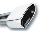 Borla 2.5in Inlet 6.69in x 3in Rectangular Rolled Angle Cut Single Inlet x 5.63in Long Exhaust Tip thumbnail 5