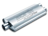 Borla Pro-XS 3in, 2-1/2in, 19in x 9-1/2in x 4in Oval Cen/Dual Turbo XL Muffler thumbnail 3