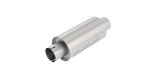 Borla Universal Resonator Option 2.75in Center/Center 5in Round x 10in - Notched Neck thumbnail 2