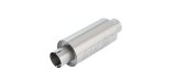 Borla Universal Resonator Option 2.75in Center/Center 5in Round x 10in - Notched Neck thumbnail 3