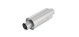 Borla Universal Resonator Option 2.75in Center/Center 5in Round x 10in - Notched Neck thumbnail 6