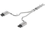Borla 2020 Ford Explorer ST 3.0L V6 2.25in ATAK Exhaust - Black Chrome Tips thumbnail 2