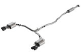 Borla 18-20 Toyota Camry XSE 3.5in Tip Dual Split Rear Exit Cat Back S-Type Exhaust Black Chrome thumbnail 2