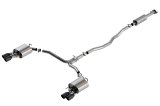 Borla 18-20 Toyota Camry XSE 3.5in Tip Dual Split Rear Exit Cat Back S-Type Exhaust Black Chrome thumbnail 3