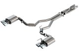 Borla 2020 Ford GT500 5.2L AT 3in ATAK CatBack Exhaust w/ Chrome Tips thumbnail 1
