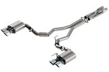 Borla 2020 Ford GT500 5.2L AT 3in ATAK CatBack Exhaust w/ Chrome Tips thumbnail 2