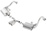 Borla 14-15 Porsche Cayman/Boxster (981) RWD 2Dr Dual Center Rear Exit Catback 4in Tip Exhaust Sys thumbnail 5