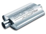 Borla Universal Pro-XS Oval 2.5in Inlet/Outlet Center/Center Notched Muffler thumbnail 4