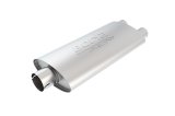 Borla Universal Center/Dual Oval 3in In/2.25in Out 19in x 4in x 9.5in Notched PRO-XS Muffler thumbnail 1