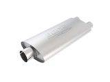 Borla Universal Center/Dual Oval 3in In/2.25in Out 19in x 4in x 9.5in Notched PRO-XS Muffler thumbnail 3