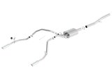 Borla 14 Silv/Sierra 1500 EC Std/CC Short 143.5in WB Touring Single Split Rear Exit Cat-Back Exhaust thumbnail 1