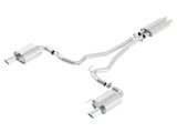 Borla Touring Cat-Back 15 Ford Mustang GT 5.0L V8 MT/AT 2.5in pipe 4in tip thumbnail 9