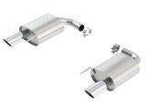 Borla S-Type Rear Section 15-17 Ford Mustang GT 5.0L V8 MT/AT 2.5in pipe 4in tip thumbnail 2