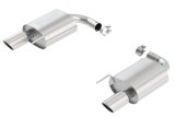 Borla S-Type Rear Section 15-17 Ford Mustang GT 5.0L V8 MT/AT 2.5in pipe 4in tip thumbnail 4