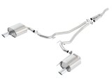 Borla Atak Cat Back 15-17 Ford Mustang 2.3L EcoBoost MT/AT 2.25in pipe 4in tip thumbnail 2