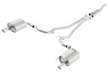 Borla Atak Cat Back 15-17 Ford Mustang 2.3L EcoBoost MT/AT 2.25in pipe 4in tip thumbnail 4
