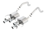 Borla 15 Chevy Corvette C7 ZO6 6.2L w/o AFM w/ NPP ATAK Quad RD RL IC Tips Center Rear Exit Exhaust thumbnail 4