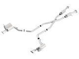 Borla 2015 Jeep Grand Cherokee SRT8 S-Type Dual Round Rolled Exit Catback Exhaust thumbnail 1