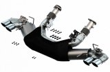 Borla 2020 Chevrolet Corvette C8 6.2L S-Type Exhaust System Dual Round A/C Tips 4inx 4.75in thumbnail 1