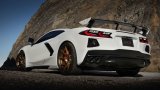 Borla 2020 Chevrolet Corvette C8 6.2L S-Type Exhaust System Dual Round Rolled A/C Black Chrome Tips thumbnail 4