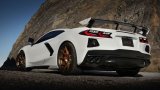 Borla 2020 Chevrolet Corvette C8 6.2L S-Type Exhaust System Dual Round Rolled A/C Black Chrome Tips thumbnail 5