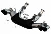 Borla 2020 Chevrolet Corvette C8 6.2L S-Type Exhaust System Dual Round Rolled A/C Black Chrome Tips thumbnail 8