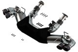 Borla 2020 Chevrolet Corvette C8 6.2L S-Type Exhaust System Dual Round Angle Cut Carbon Fiber Tips thumbnail 2