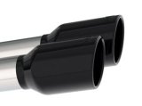 Borla 2020 Chevrolet Corvette C8 6.2 ATAK 3in Exhaust System Dual Round Rolled A/C Black Chrome Tips thumbnail 4