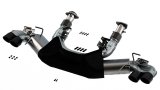 Borla 2020 Chevrolet Corvette C8 6.2 ATAK 3in Exhaust System Dual Round Rolled A/C Black Chrome Tips thumbnail 5