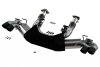 Borla 2020 Chevrolet Corvette C8 6.2 ATAK 3in Exhaust System Dual Round Rolled A/C Black Chrome Tips thumbnail 6