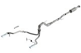 Borla F-150 2021 5.0L 4dr CC SB EC STB Lariat/KR/Platinum/LTD 3/2.25 SRE Cat-Back ATAK CHR Tips thumbnail 1