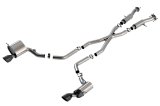 Borla 15-21 Jeep Grand Cherokee SRT 6.4L V8 AWD ATAK Cat-Back Exhaust System - Black Tips T-304SS thumbnail 3