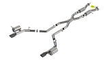 Borla 2021+ Dodge Durango SRT Hellcat 6.2L V8 AWD ATAK Cat-Back Exhaust System - Black Chrome Tips thumbnail 1