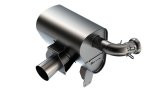Borla 15-22 Can-Am Maverick X3 900cc Triple Turbo Manifold-Back Exhaust S-Type Muffler -Black Coated thumbnail 3