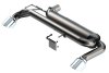 Borla 21-22 Ford Bronco 2.3L 4WD Touring Axle Back Exhaust w/ Bright Chrome Tips thumbnail 7