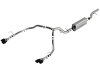 Borla 21-22 Chevrolet Tahoe 6.2L V8 2/4WD 4DR T-304 SS Touring Cat-Back Exhaust w/ Black Chrome Tips thumbnail 3