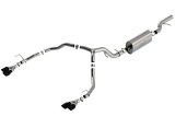 Borla 21-22 Chevrolet Tahoe 6.2L V8 2/4WD 4DR T-304 SS Touring Cat-Back Exhaust w/ Black Chrome Tips thumbnail 5