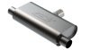Borla T- Flow Universal Muffler - 2.5in Single Inlet/2.5in Dual Outlet 24in OAL 4.25x9.10x18in Body thumbnail 3
