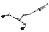 Borla 22-23 Subaru BRZ/Toyota GR86 2.4L RWD AT/MT S-Type Catback Exhaust - Black Chrome Tips thumbnail 2