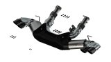 Borla 20-24 Chevy Corvette 6.2L V8 AT w/o NPP 3in S-Type Catback Exhaust - Black Chrome Tips thumbnail 4