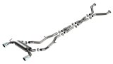 Borla 23-24 Nissan Z 2.5in S-Type Cat Back Exhaust 4.5in Tip - Stainless Steel Tips thumbnail 3