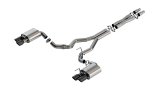 Borla 2024 Ford Mustang GT 5.0L V8 w/ Active Exhaust ATAK Cat-Back Exhaust System - Black Chrome thumbnail 2