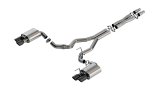 Borla 2024 Ford Mustang GT 5.0L V8 w/ Active Exhaust ATAK Cat-Back Exhaust System - Black Chrome thumbnail 5